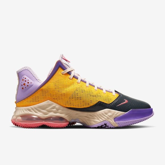 NIKE LEBRON 19 LOW "Mismatch" MEN'S Size 12 BASKETBALL SHOES DO9829-500 - Picture 2 of 2